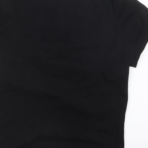 Jesire Womens Black   Basic T-Shirt Size L