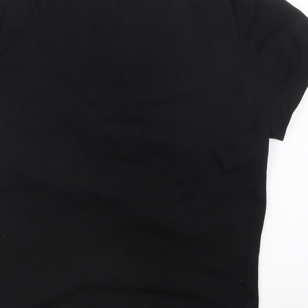 Jesire Womens Black   Basic T-Shirt Size L