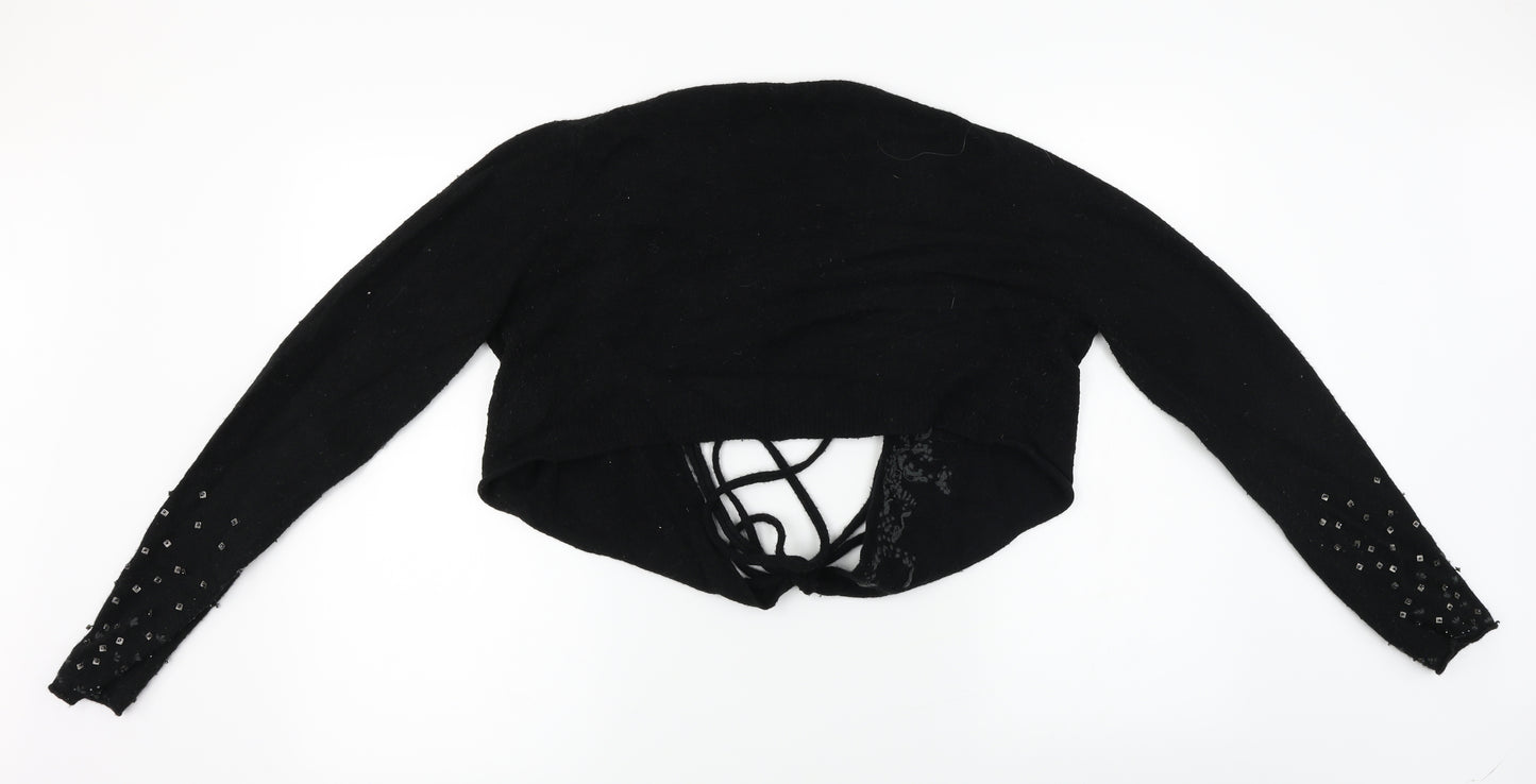 sandwhich  Womens Black   Cardigan Jumper Size L