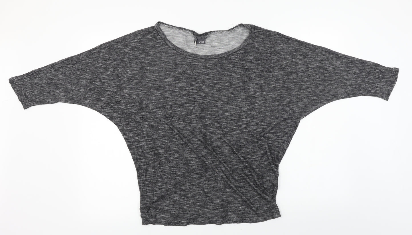 Sparkle & Fade  Womens Grey   Pullover Jumper Size M