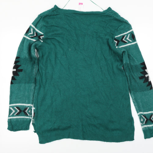 No Boundaries  Womens Green   Pullover Jumper Size XL