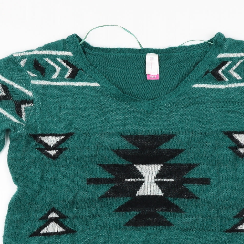 No Boundaries  Womens Green   Pullover Jumper Size XL