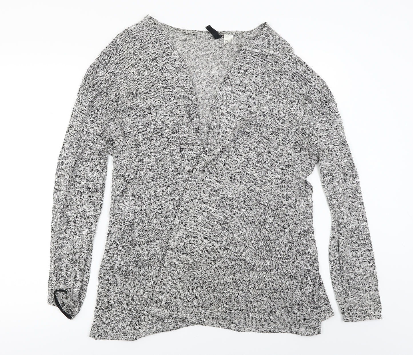 H&M  Womens Grey   Cardigan Jumper Size L