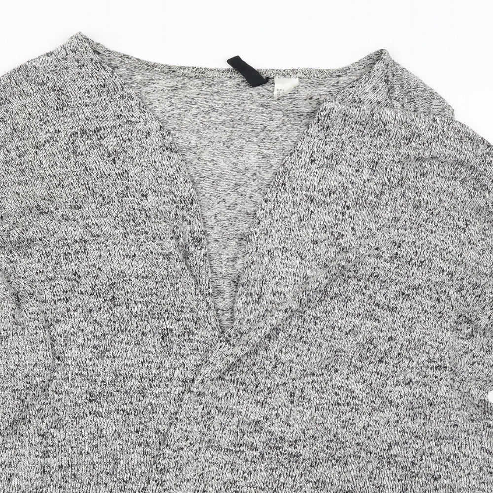 H&M  Womens Grey   Cardigan Jumper Size L