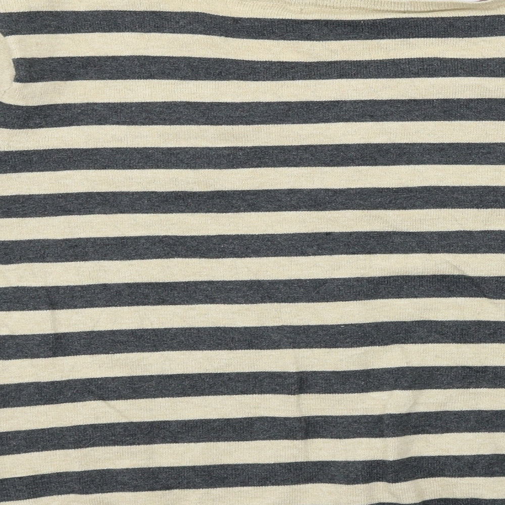 Atmosphere  Womens Beige Striped  Cardigan Jumper Size 16