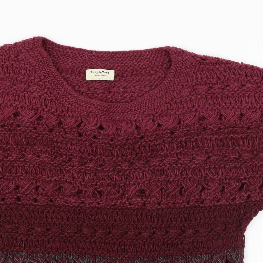 People Tree  Womens Purple   Pullover Jumper Size M
