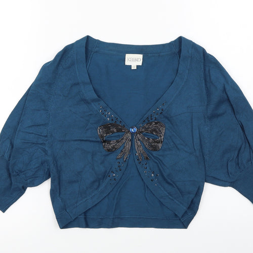 Kaliko Womens Blue   Cardigan Jumper Size 10
