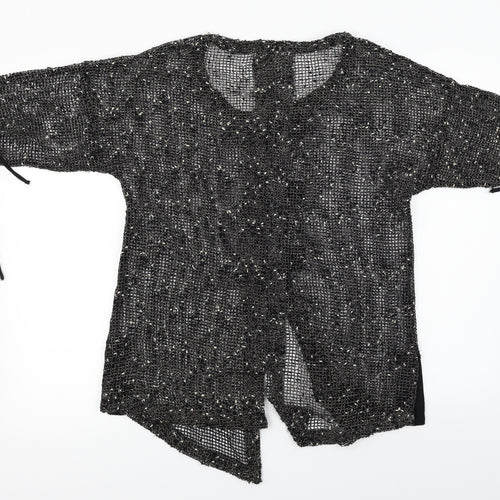 Florence  Womens Black   Cardigan Jumper Size M