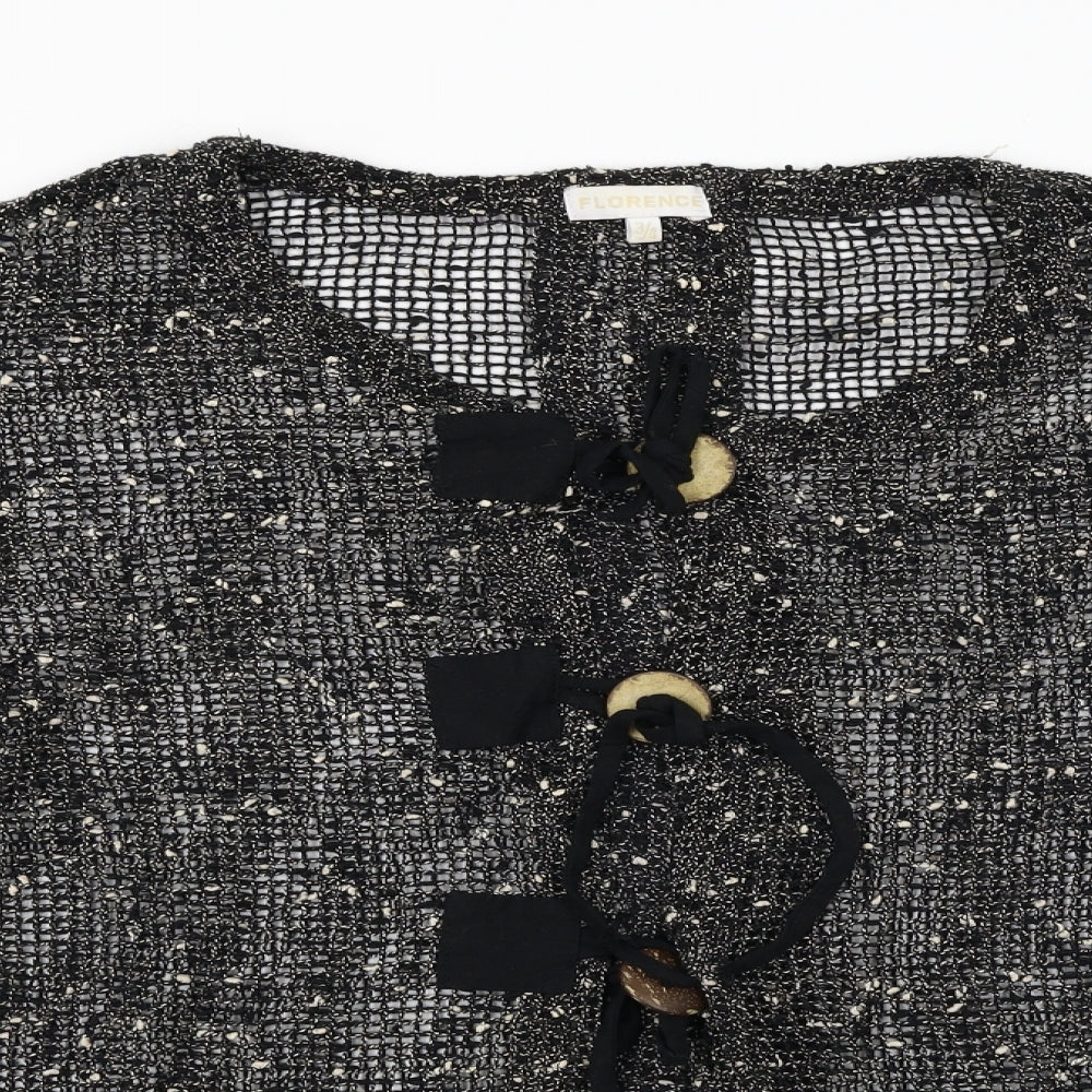 Florence  Womens Black   Cardigan Jumper Size M