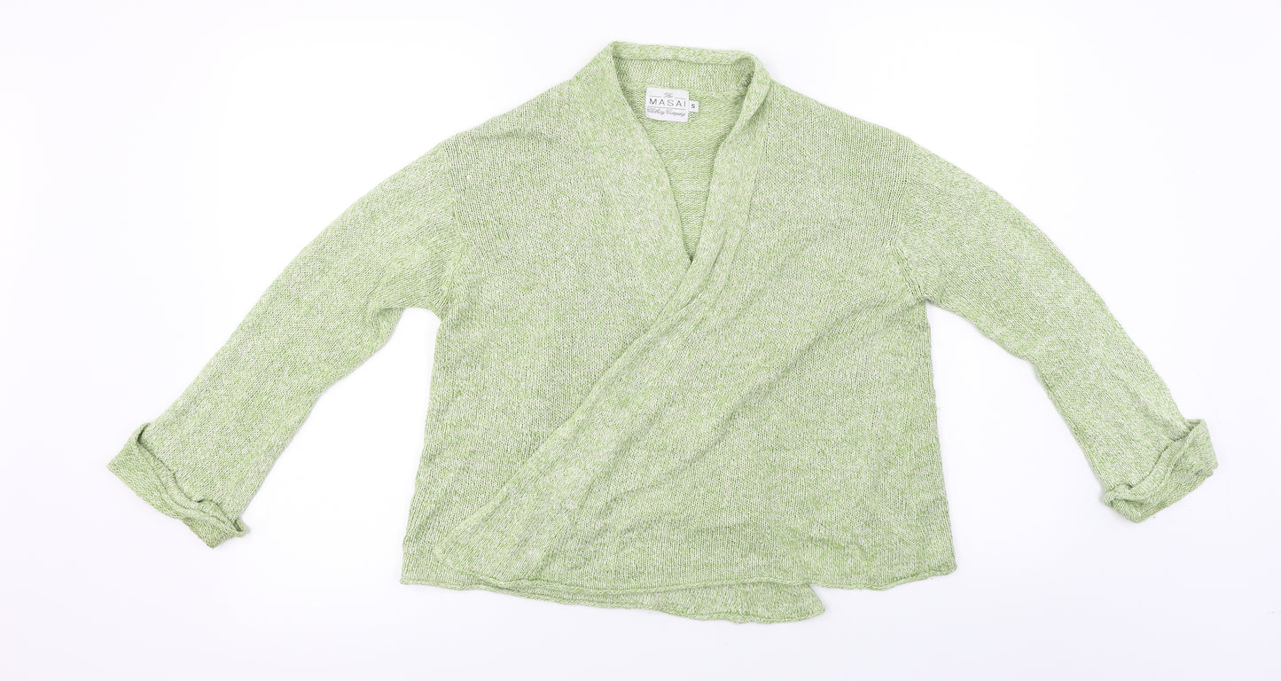 Masai  Womens Green   Cardigan Jumper Size S