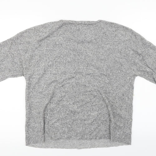 Zara Womens Grey   Pullover Jumper Size M