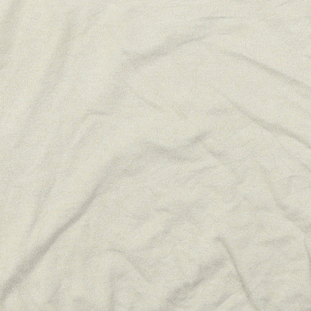 Pure Womens Beige   Basic T-Shirt Size 8
