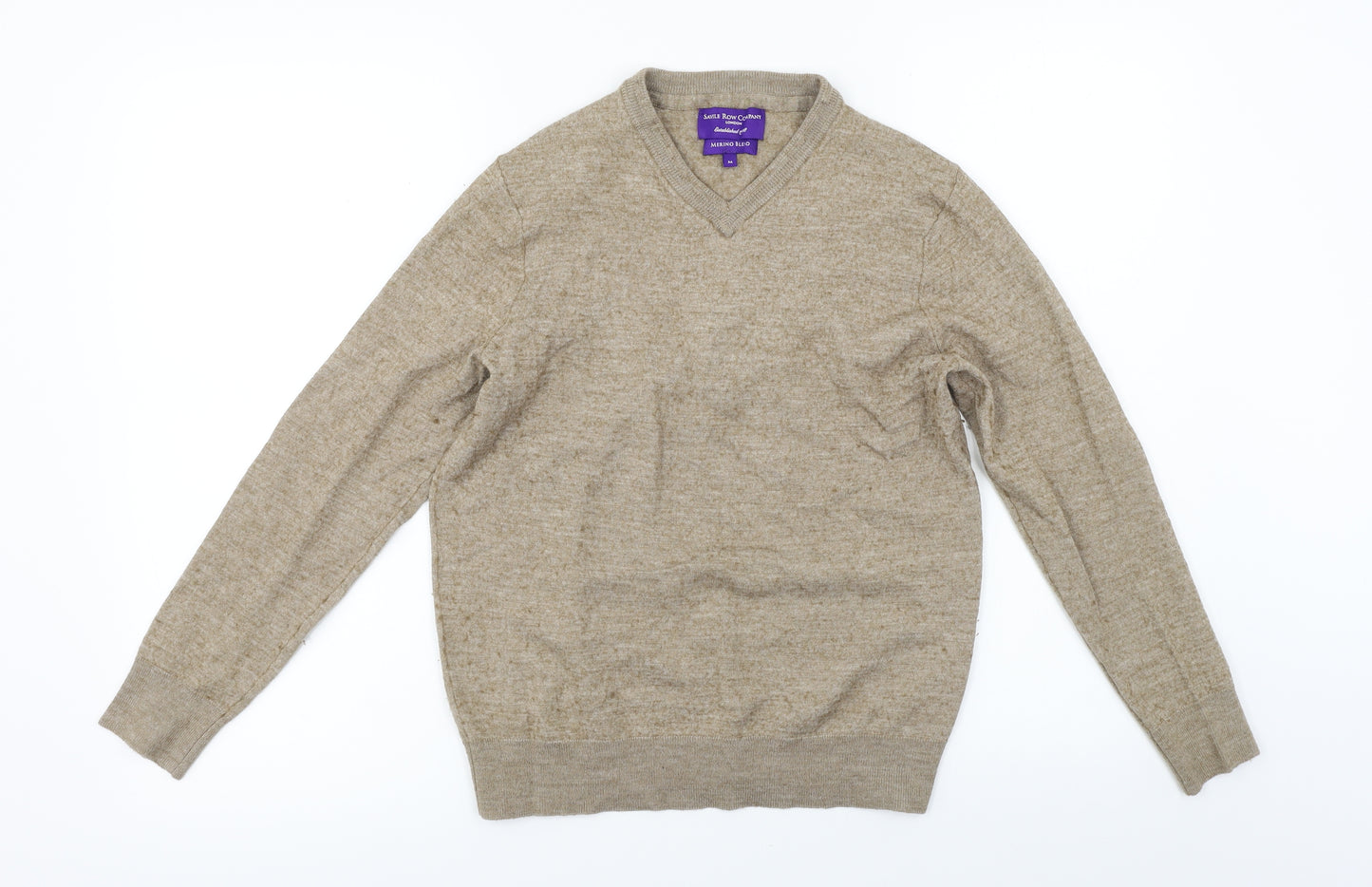 Saville Row  Womens Brown   Pullover Jumper Size M