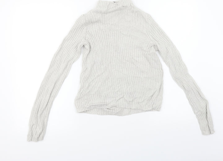H&M Womens Grey Pullover Jumper Size XS