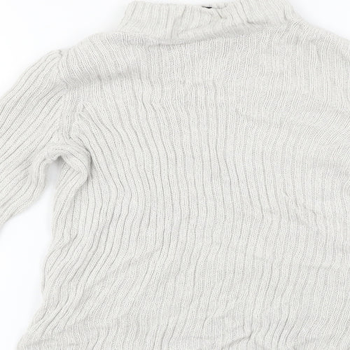 H&M  Womens Grey   Pullover Jumper Size XS