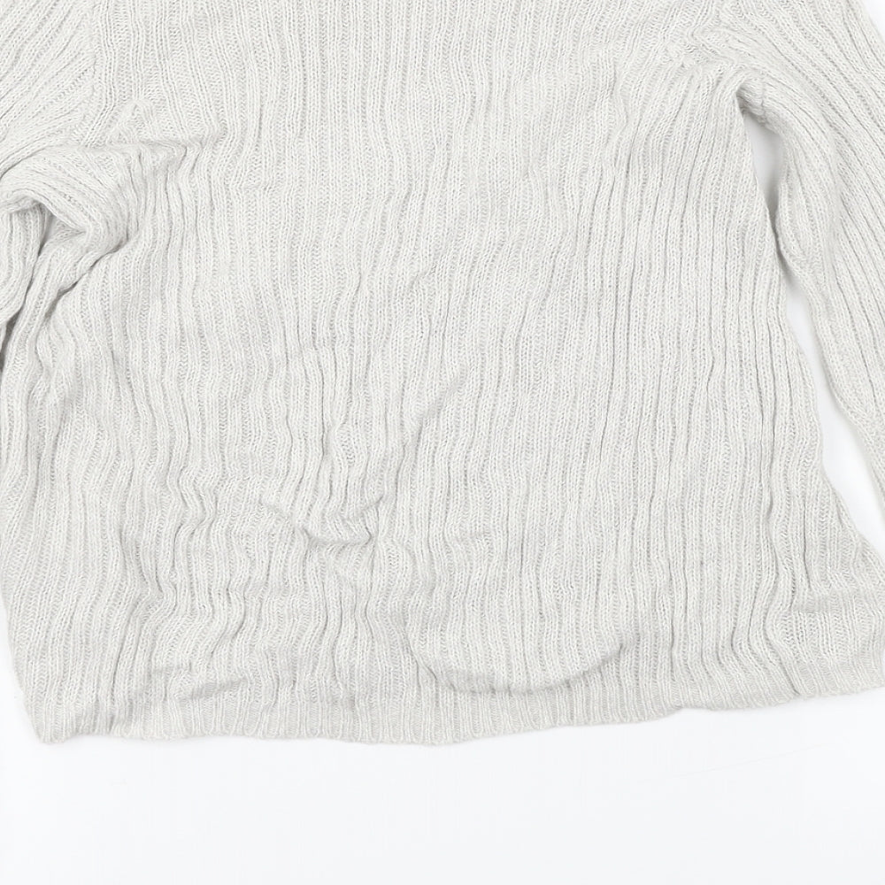 H&M  Womens Grey   Pullover Jumper Size XS