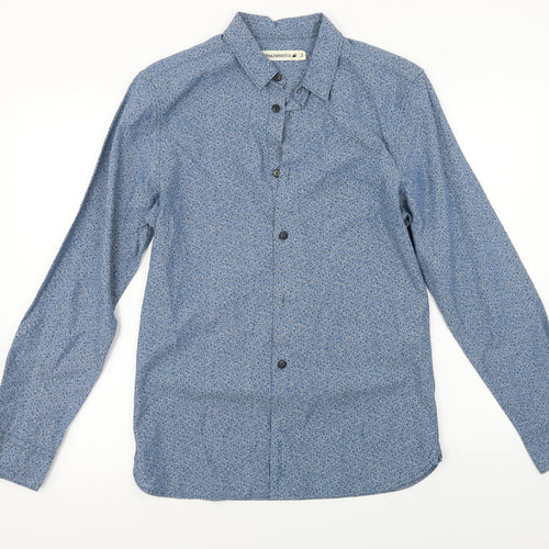 RJR.John Rocha  Mens Blue    Button-Up Size S