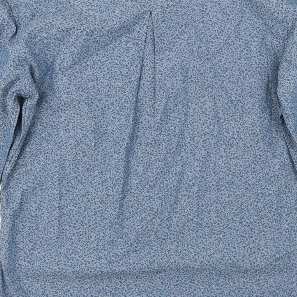 RJR.John Rocha  Mens Blue    Button-Up Size S