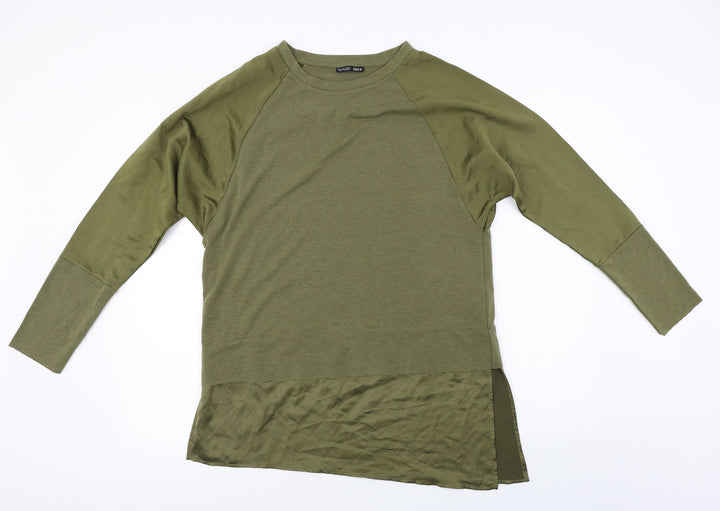 Zara Womens Green   Pullover Jumper Size M