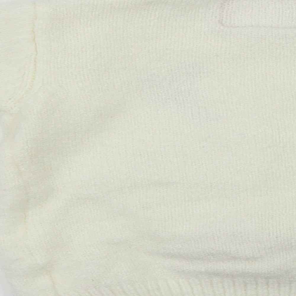F&F Boys Ivory   Pullover Jumper Size 3-4 Years  - Christmas Jumper