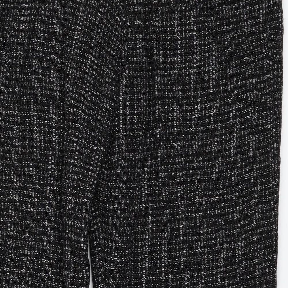 Dorothy Perkins Womens Black   Capri Trousers Size 6 L24 in