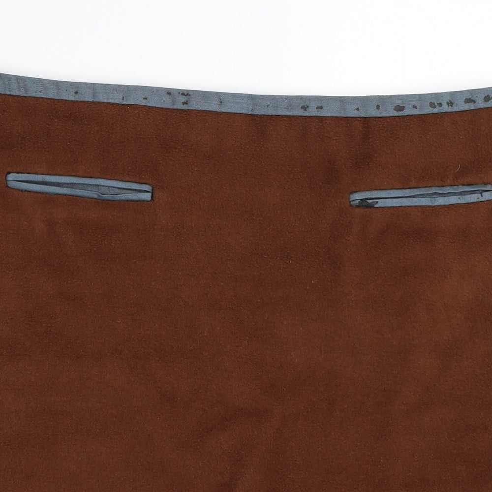 Marks and Spencer Womens Brown   Mini Skirt Size 10