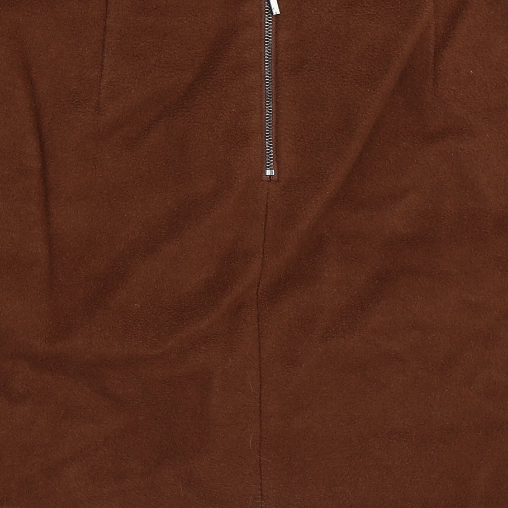 Marks and Spencer Womens Brown   Mini Skirt Size 10