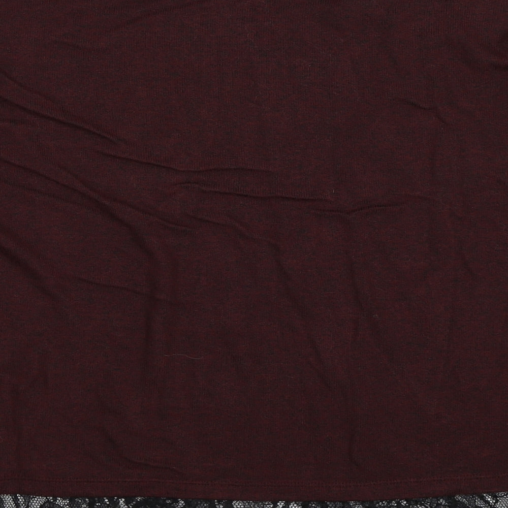 F&F Womens Red   Pullover Jumper Size 10