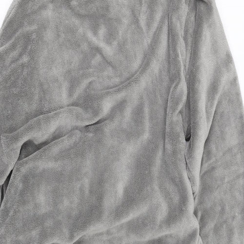 Cedar Wood State Mens Grey Solid   Robe Size S  - dressing gown