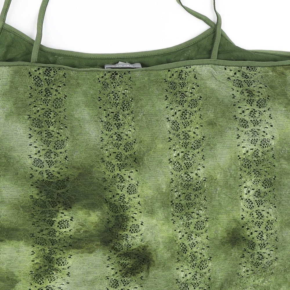 Per Una Womens Green   Camisole Blouse Size 18