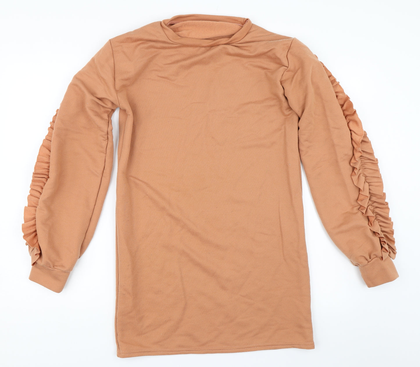 Boohoo Womens Orange   Jumper Dress  Size 10