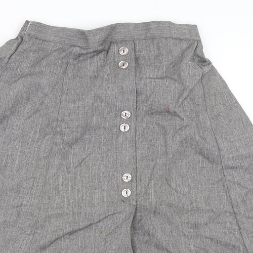 Preworn Womens Grey   Flare Skirt Size 12