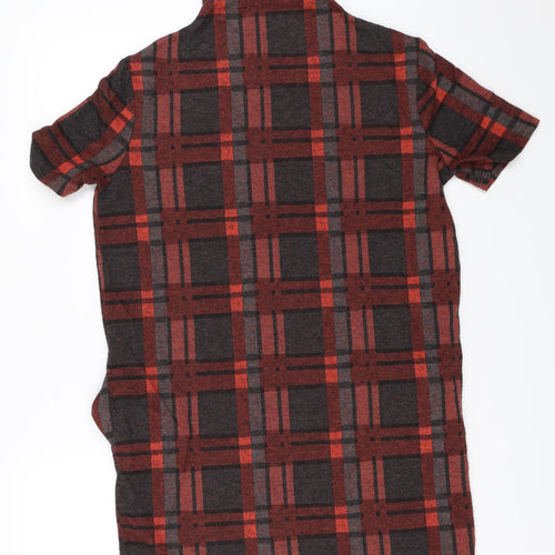 Select Womens Red Check  Mini  Size 10