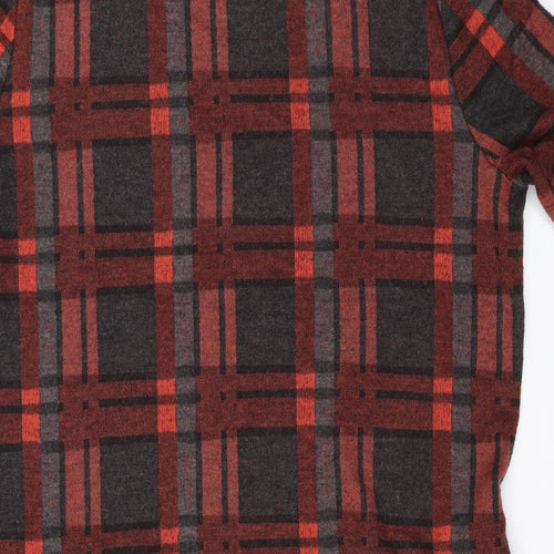Select Womens Red Check  Mini  Size 10