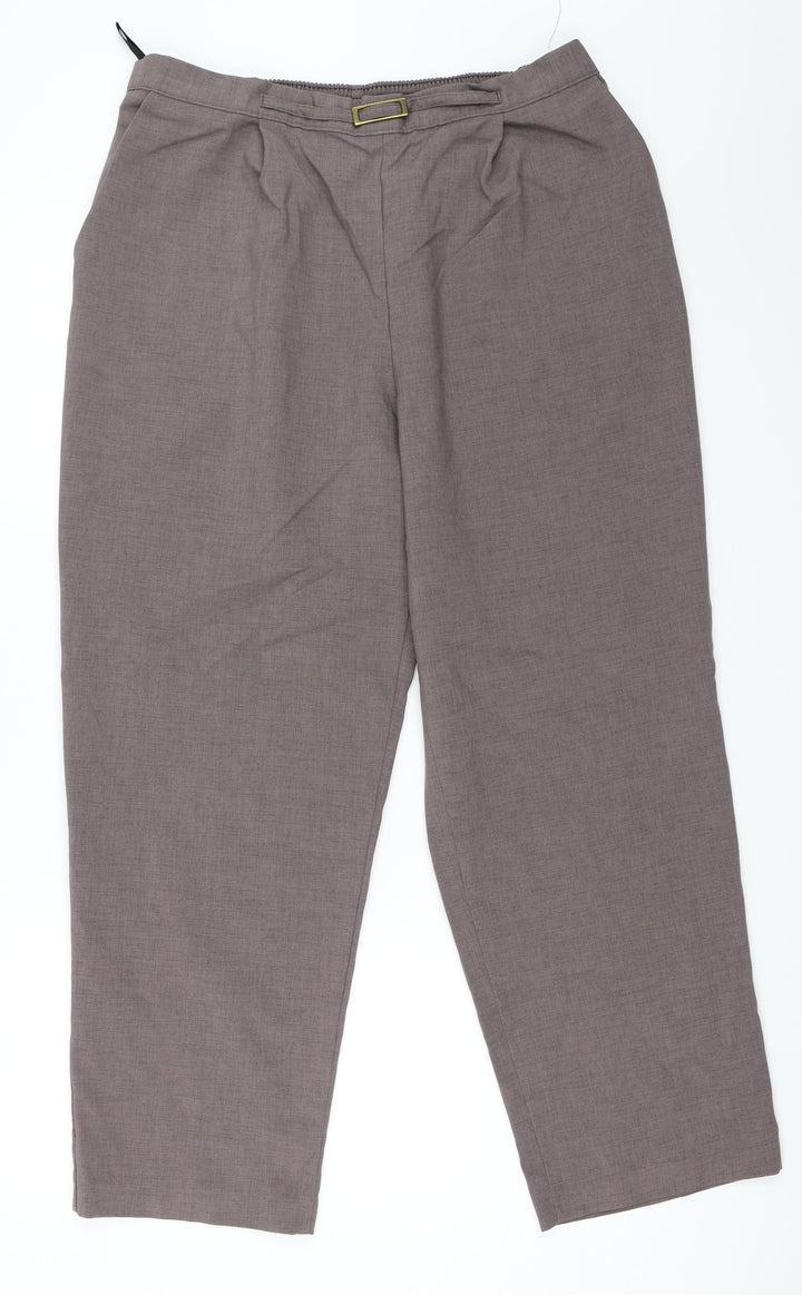 BHS Womens Purple   Trousers  Size 16 L26.5 in
