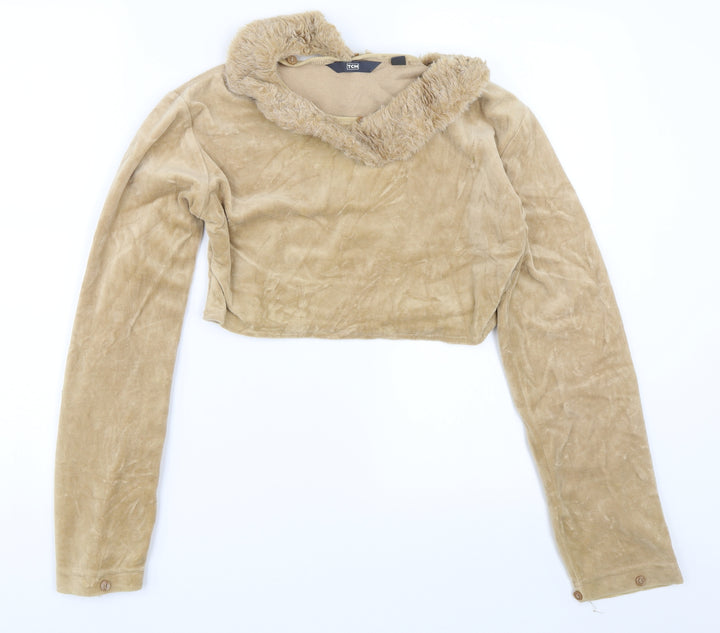 TCM Womens Beige Pullover Jumper Size 16