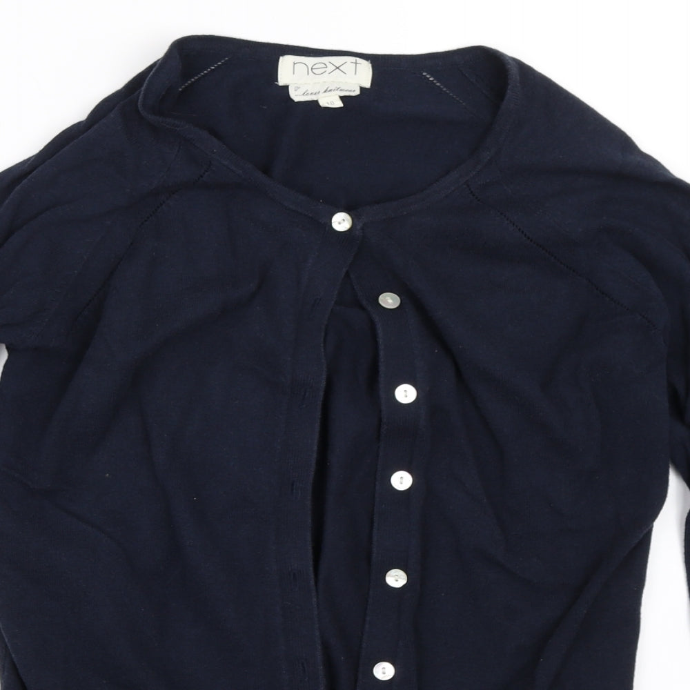 NEXT Womens Blue   Cardigan Jumper Size 10