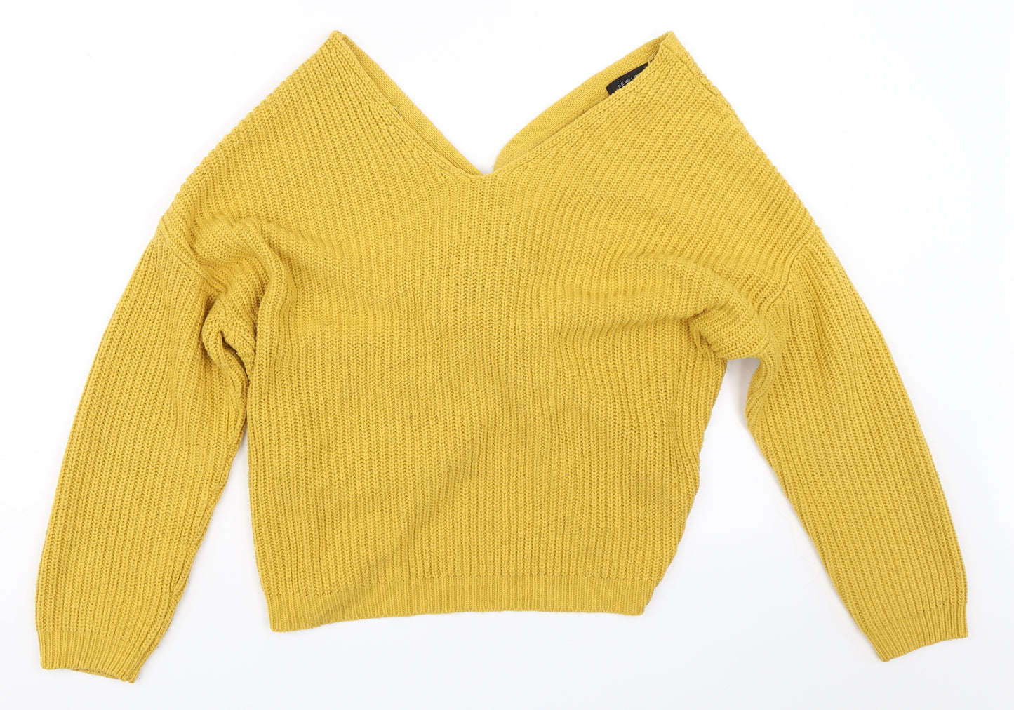 New Look Womens Yellow   Pullover Jumper Size M