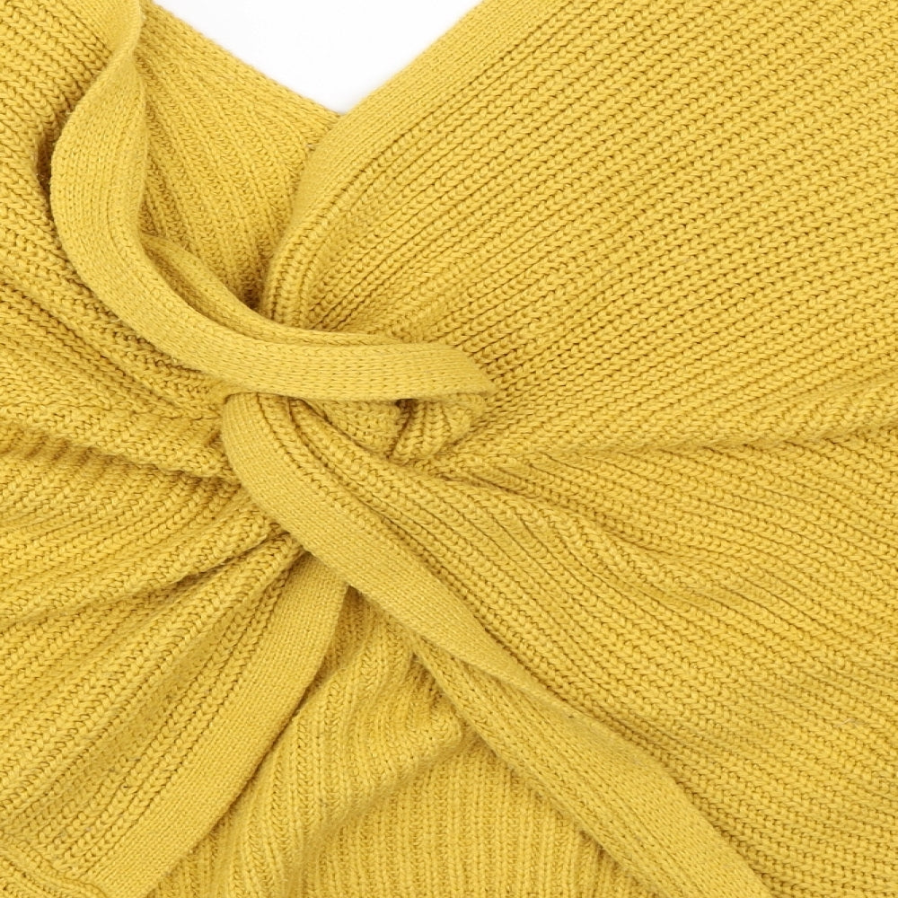 New Look Womens Yellow   Pullover Jumper Size M
