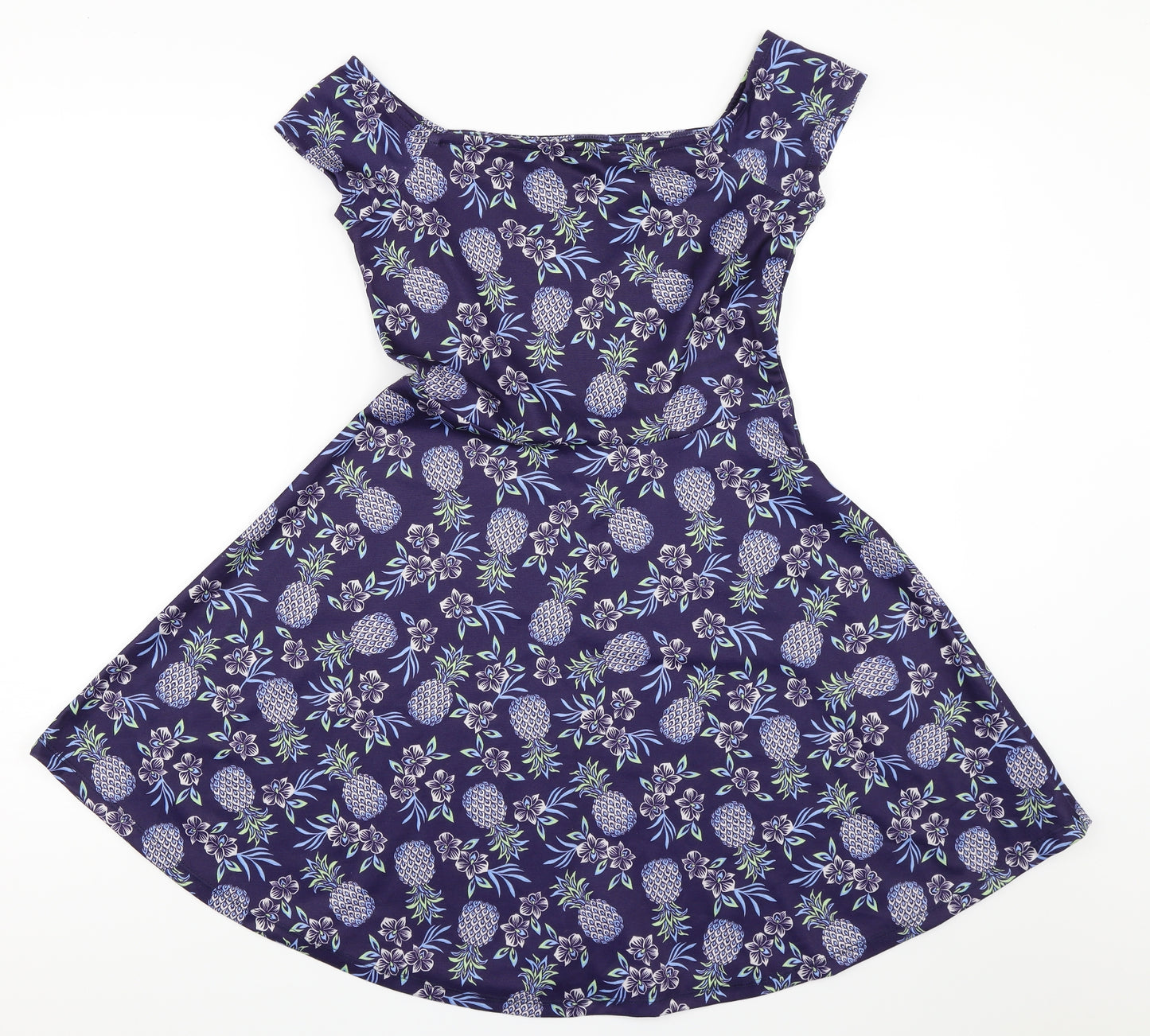 New Look Womens Blue   Fit & Flare  Size 8