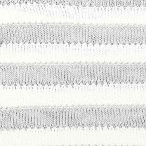 Marble Womens Grey Striped  Pullover Jumper Size M