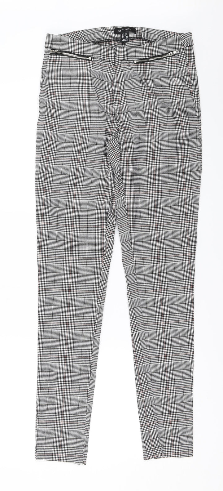 New Look Womens Black Trousers Size 10 L29.5 in