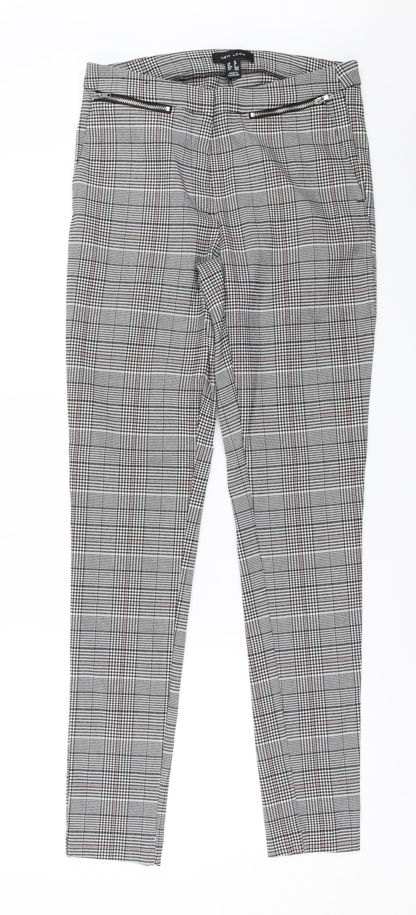 New Look Womens Black   Trousers  Size 10 L29.5 in