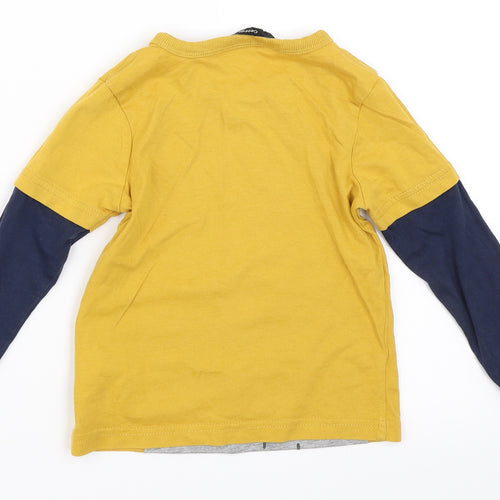 George Boys Yellow   Basic T-Shirt Size 18-24 Months