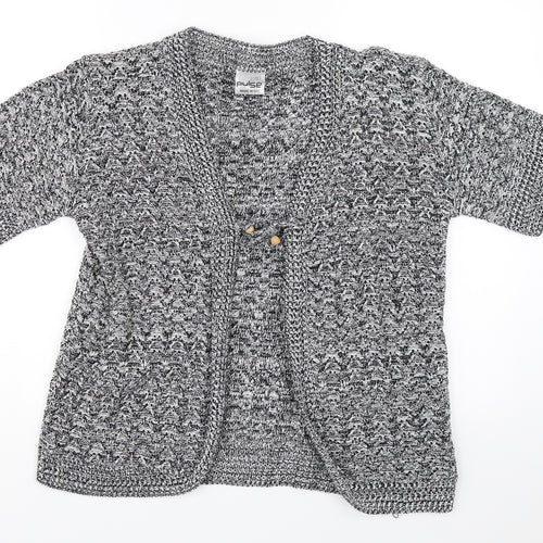 Pulse Womens Black   Cardigan Jumper Size L