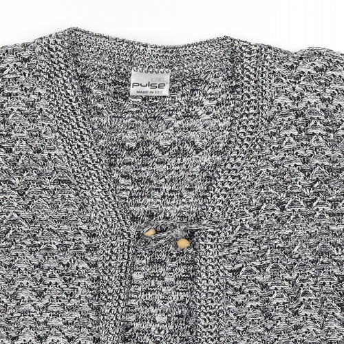 Pulse Womens Black   Cardigan Jumper Size L