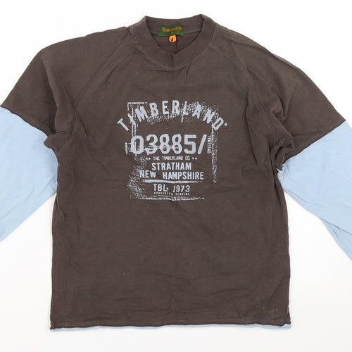 Timberland Boys Brown   Basic T-Shirt Size 8 Years