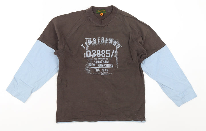Timberland Boys Brown   Basic T-Shirt Size 8 Years