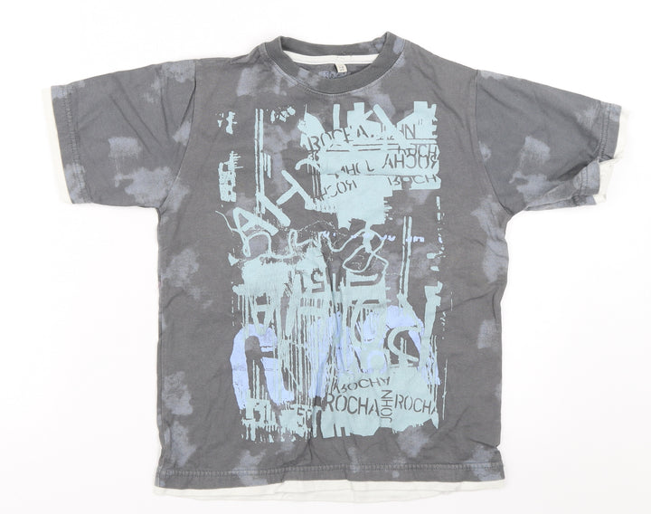RJR.John Rocha Boys Grey Basic T-Shirt Size 7-8 Years