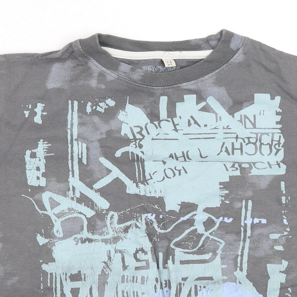 RJR.John Rocha Boys Grey   Basic T-Shirt Size 7-8 Years